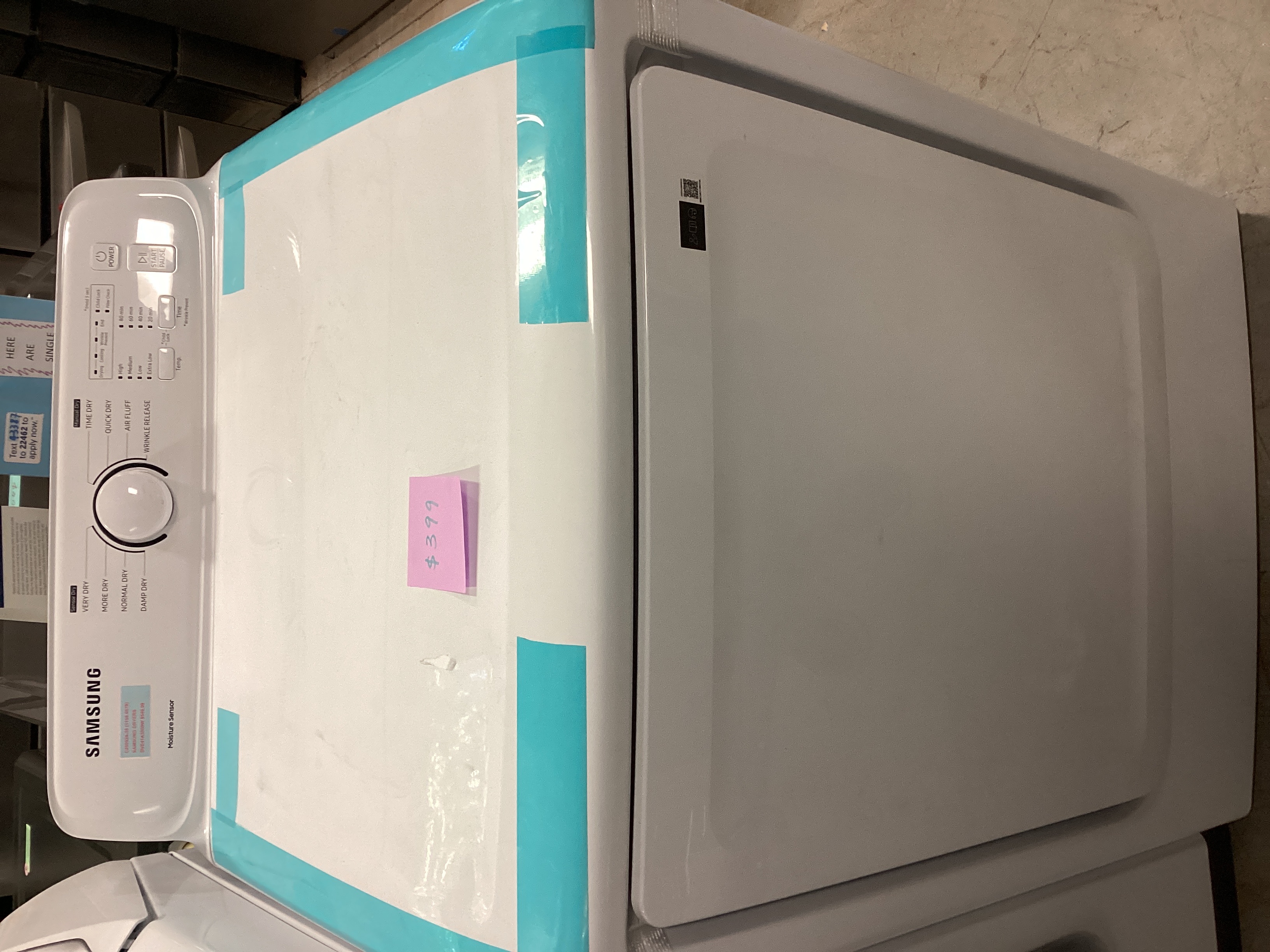 SAMSUNG DVE41A3000W - Electric Dryer at Doraville Store