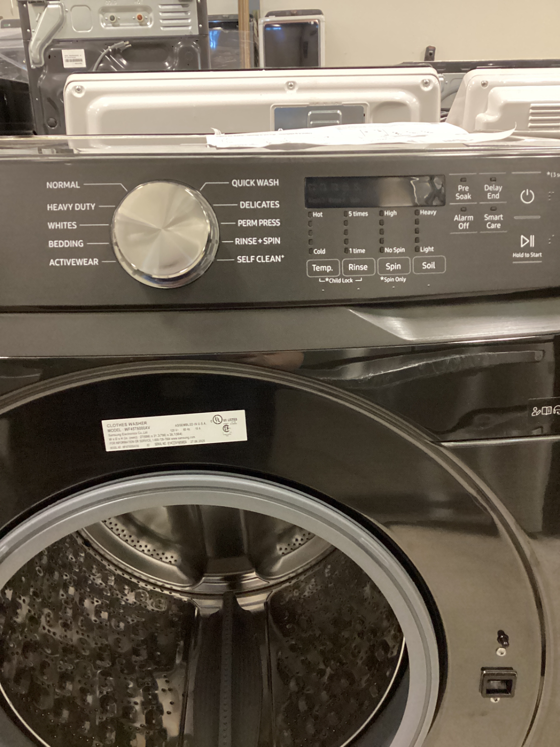 SAMSUNG WF45T6000AV - Front Load Washer at Doraville Store