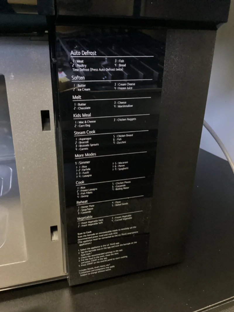 LG MVEL2033F - Microwave at Doraville Store