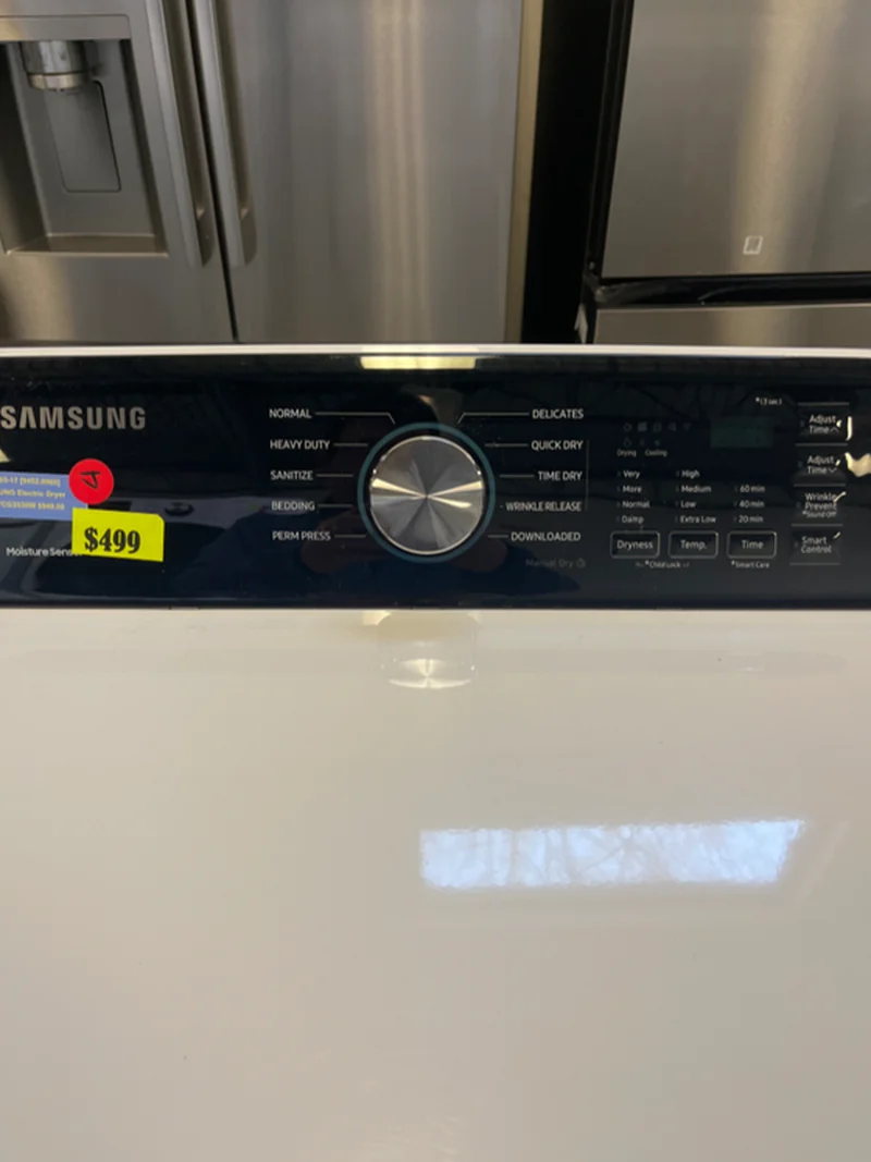 SAMSUNG DVE47CG3530W - Electric Dryer at Doraville Store