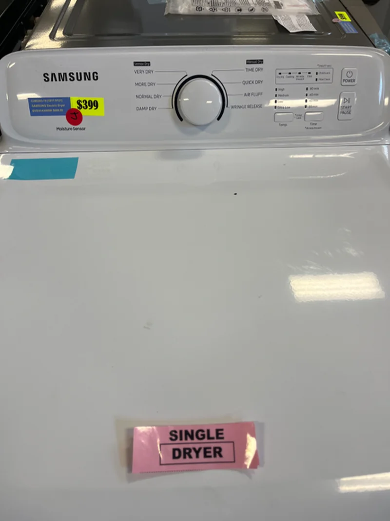 SAMSUNG DVE41A3000W - Electric Dryer at Doraville Store