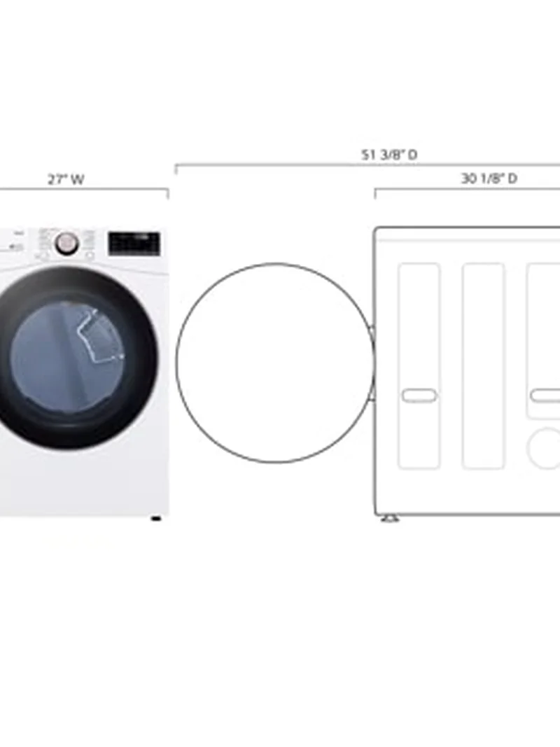 LG DLEX4000W - Electric Dryer