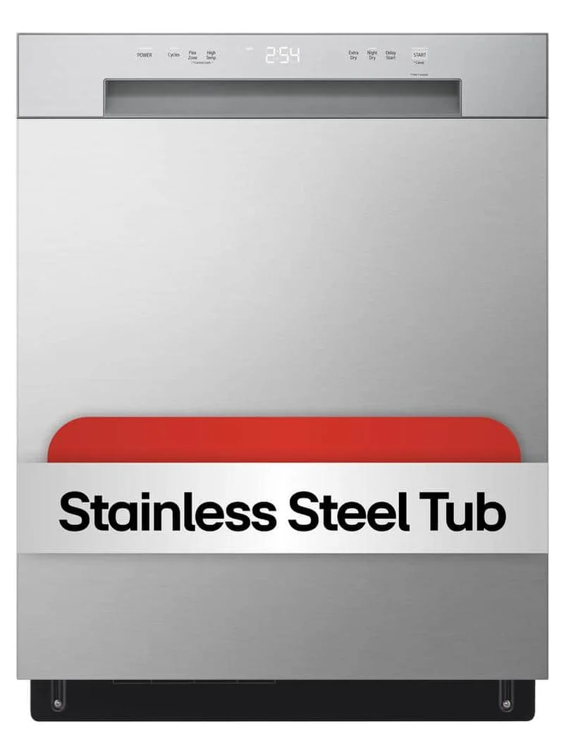 LG LDFC2423V - Front Control Dishwasher