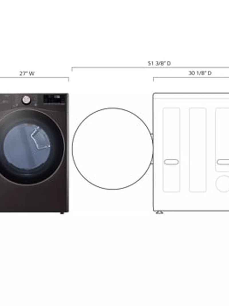 LG DLEX4000B - Electric Dryer