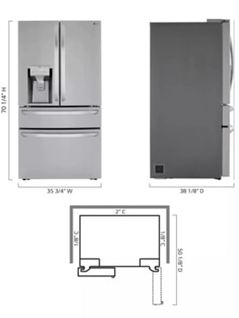LG LRMXS3006S - French Door Refrigerator