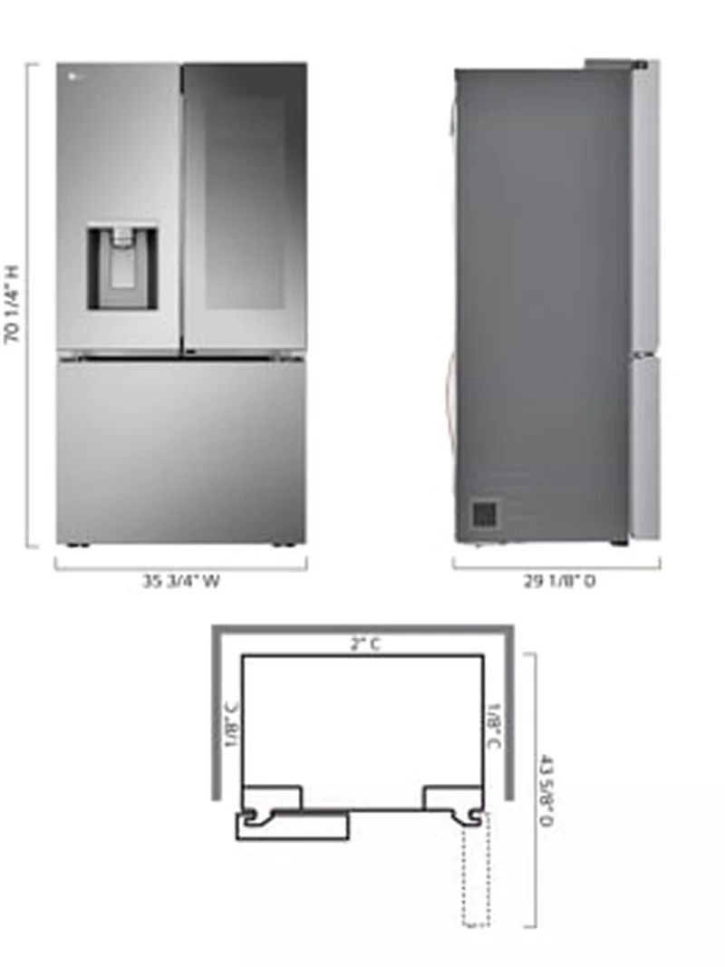 LG LRYKC2606S - French Door Refrigerator at Doraville Store